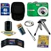 Samsung S860 Green 8.1MP Digital Camera with 3x Optical Zoom with Bonus 4GB Accessory Kit Included