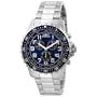 Invicta Men's 6621 II Collection Chronograph Stainless Steel Blue Dial Watch