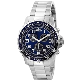 Invicta Men's 6621 II Collection Chronograph Stainless Steel Blue Dial Watch