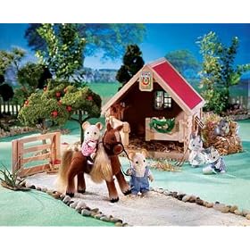 Calio Critters Sweetbriar Pony and Stable by Calico Critters