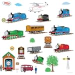 (Click to see discounted price) RoomMates RMK1035SCS Thomas The Tank Engine and Friends Peel and Stick Wall Decals