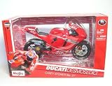 Review Maisto 31163 melandri / Ducati Desmosedici (Marco Melandri No 33 MotoGP 2008) in Red (1:10 scale) Diecast Model Motorbike