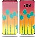 MightySkins Skin for Samsung S8 - Sherbet Palms | Protective, Durable, and Unique Vinyl Decal wrap Cover | Easy to Apply, Remove, and Change Styles | Made in The USA