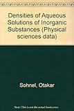 Densities of aqueous solutions of inorganic substances