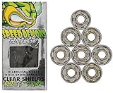 Speed Demons (8 Pack) Skateboard Bearings - ABEC 7 - Clear