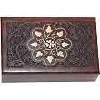 Jewelry Boxes Cases Handmade Wood Carving (wc447a)