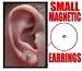 Magnetic C.Z. Pair of Earrings (Small)