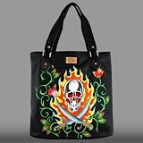 ED HARDY ORIGINAL ARIELLE TOTE BAG