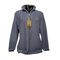 WEIRD FISH MENS 'RUTIN' MACARONI 1/4 ZIP TOP BLUE