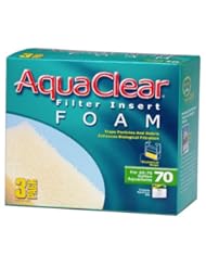 Aquaclear 70-Gallon Foam Inserts, 3-Pack