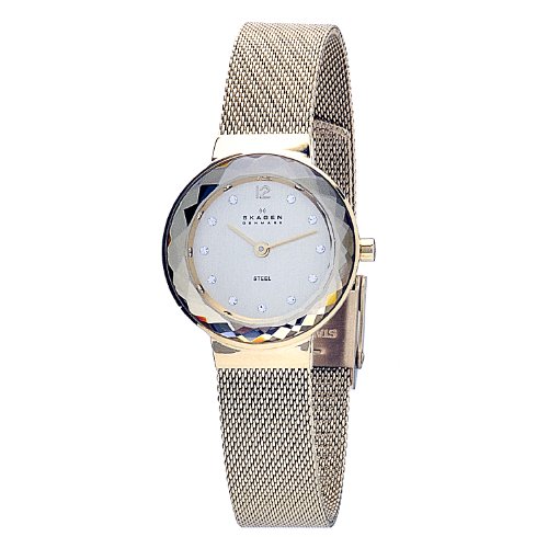 Skagen Women's 456SGSG Gold plated With Swarovski Elements Watch