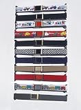 Childrens Magnetic Closure One Size Fits All Kids Belts in Solid and Patterned Colors for Boys