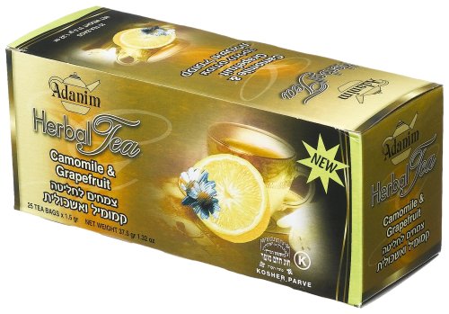 Adanim Chamomile Grapefruit Herbal Tea, 1.32-Ounce Boxes (Pack of 12) by Chamomile Tea