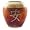 Elliptical Raku Calligraphy Vase - Harmony and Tranquility