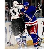 Steiner Sports NHL Dan Girardi Checking Arnason Autographed 8-by-10-Inch Photograph