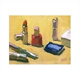 Blue Eye Shadow by Peggi Kroll-Roberts,13 in. x 13 in.