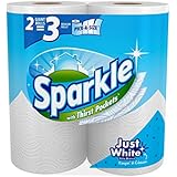 Sparkle Paper Towels, 2 Giant Rolls, Pick-A-Size, White, 2 ct