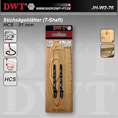 DWT 2 x HCS Stichs�gebl�tter 51 mm zum Kurvenschnitte in Weichholz - JH-W2-76