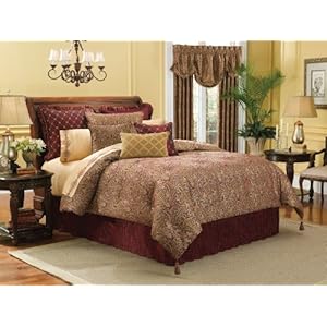 Croscill Home Premier Queen Comforter Set Red