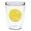 Swirls Beach Ball 16 oz Insulated Beverage Tumbler, Clear