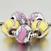 Handcrafted 5 Fresh Purple Yellow Pattern Pandora title=