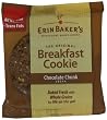 Erin Baker's Breakfast Cookie Chocolate Chunk, Vegan, 3-Ounce Individually Wrapped Cookies (Pack of 12)