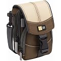 Caselogic DCB26 Compact Digital Camera Case With 3 Zippered Compartments - Brown