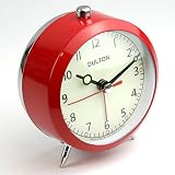 [DULTON]ダルトン アラームクロックALARM CLOCK CHROME RING RD 100-053CR/RD