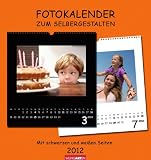 Produkt-Bild: Fotokalender zum Selbergestalten 2012. Mit schwarzen und wei&szlig;en Seiten