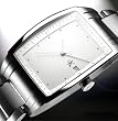 Calvin Klein Men's Brushed Stainless Steel Bracelet cK Bold Square Watch