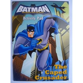 Batman (The Brave and The Bold) - A4 Colouring & Activity Pad {The Caped Crusader}