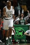 New Jersey Nets v Boston Celtics: Ray Allen Photographic Poster Print by Elsa ., 28x42