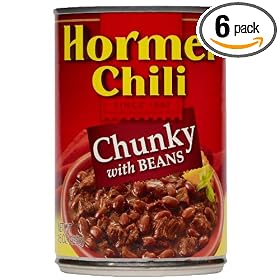 Hormel Chunky Chili with Beans, 15-Ounce (Pack of 6)