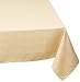 Bardwil Evolution 52 by 52-Inch Square Tablecloth, Straw