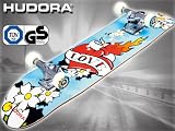Hudora Skateboard Outbreake Heart ABEC 1 Ahornholz TÜV GS NEU