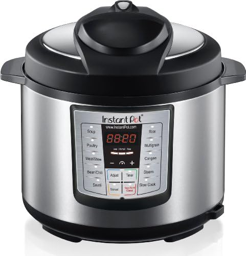 Instant Pot Lux 6-in-1 Electric Pressure Cooker, Slow Cooker, Rice Cooker, Steamer, Saute, and Warmer|6 Quart|12 One-Touch Programs