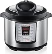 Instant Pot IP-LUX60 6-in-1 Programmable Pressure Cooker, 6.33 Qt, Latest 3rd Generation Technology, Stainless Steel Cooking Pot and Exterior, Black