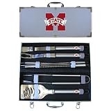 Mississippi State Bulldogs NCAA Barbeque Utensil Set w/Case (8 Pc.)