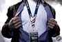 Blue Jackets Monster Logo Lanyard w/ NHL Ticket Holder