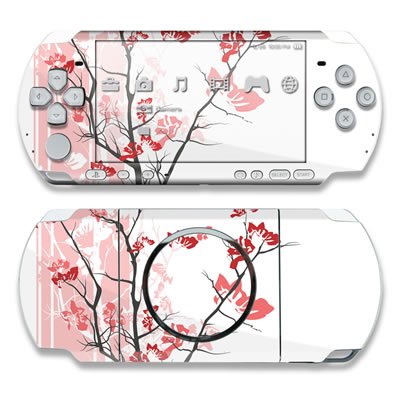 Pink Tranquility Design Decorative Protector Skin Decal Sticker for Sony PSP 3000