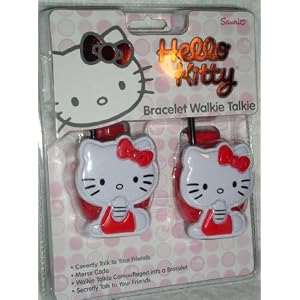 Hello Kitty Bracelet Walkie Talkie Set by