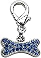 Mirage Pet Products Lobster Claw Bone Charm for Pets, Blue