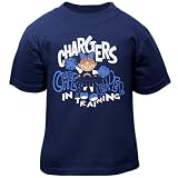 NFL Reebok San Diego Chargers Toddler Girls Navy Blue Cheerleader in Training T-shirt (2T)