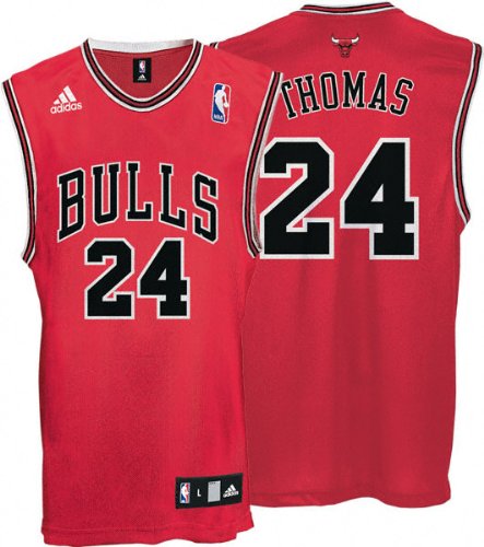 Tyrus Thomas Youth Jersey: adidas Red Replica #24 Chicago Bulls Jersey