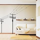 Nursery Easy Apply Wall Sticker Decorations - Electric Poles and Birds