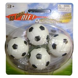 Set of 4 spare table football balls - Go Goal! Ole!