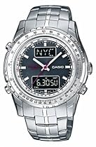 Casio - MTP-4700D-1AVEF - Montre Homme - Multifonctions - Bracelet en acier inoxydable - Cadran noir