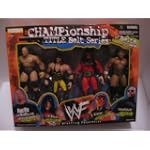 WWF Championship Title Belt series (Stone Cold Steve Austin, X-Pac, Kane, & The Rock)