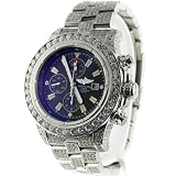 Breitling Super Avenger A13370 15ct Diamond Mens Watch - New with tags