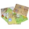 Mullwindeln UNi-MIX 70/80 cm - 5er Pack - Spuckt�cher in NEUEN DESIGN